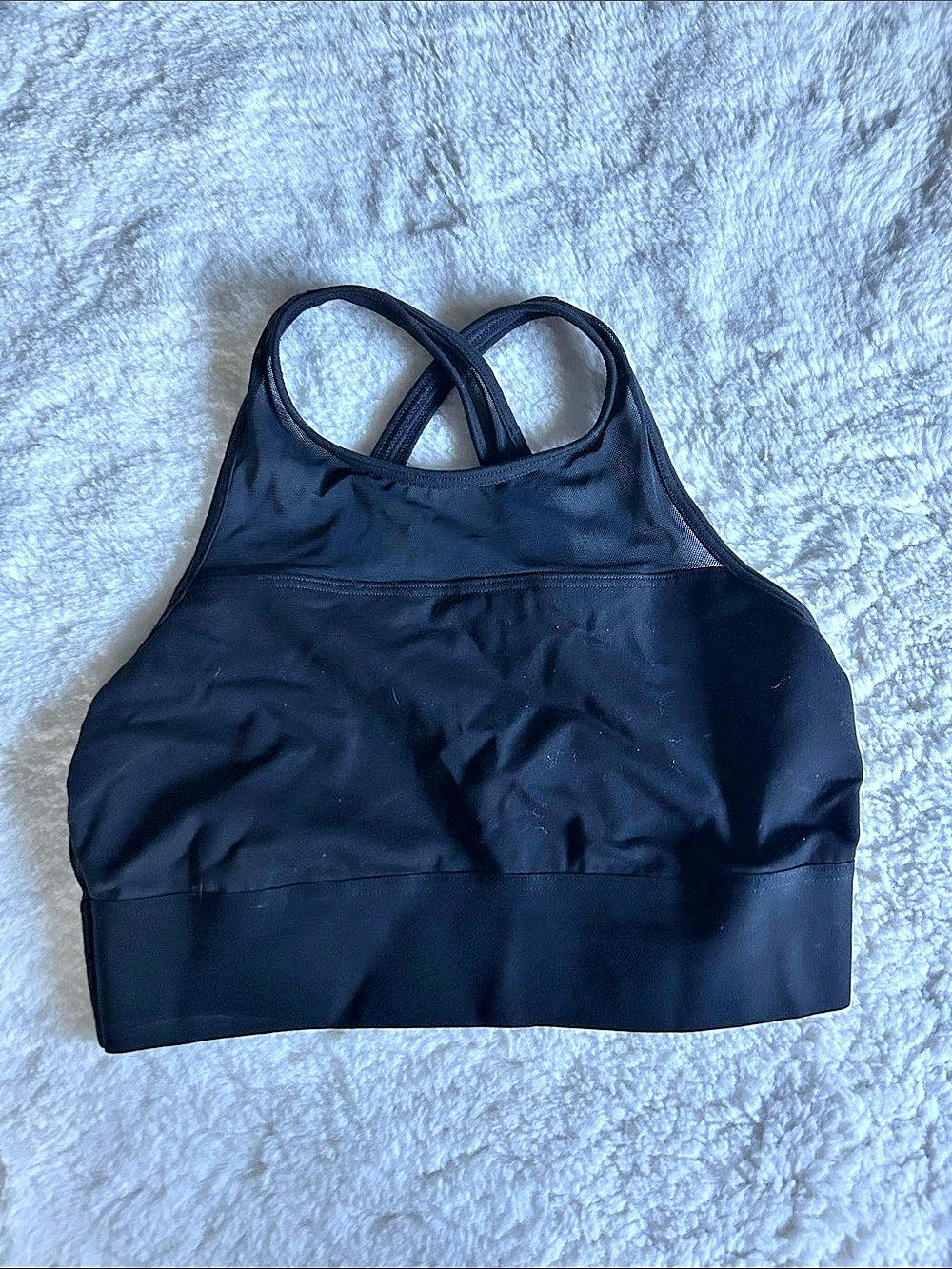 Aerie Black Sports Bra Size Medium Like New